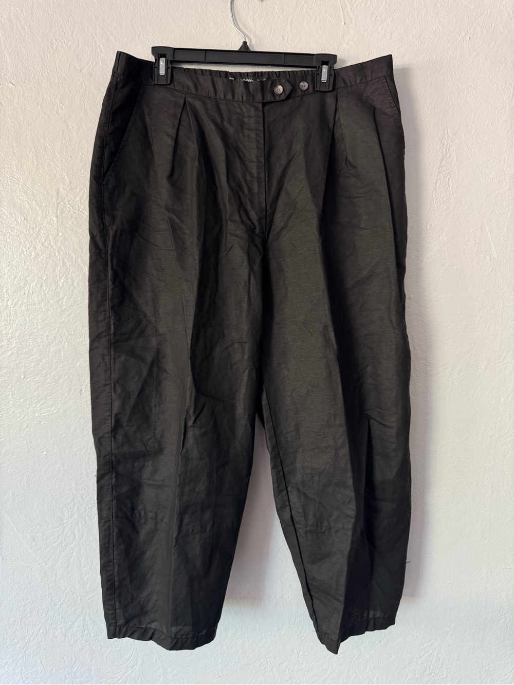 Gudrun Sjoden Linen Blend Wide Leg Pants